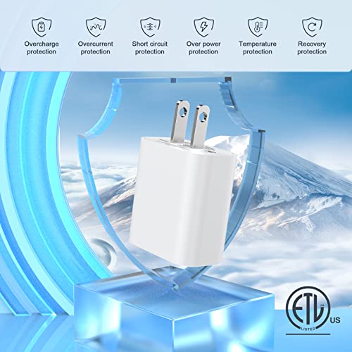 Image of iPhone 14 13 12 11 Fast Charger,[Apple MFi Certified] 20W USB C Fast Charger Wall Charger Block with 10FT Type-C to Lightning Fast Charging Data Sync Cord for iPhone14 13 12 11 Xs Xr X (3Pack)