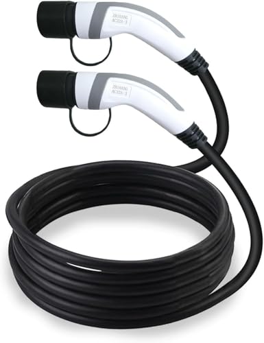 ZHIBANG EV Ladekabel typ2 22KW 32A 3 Phasig 7M Schnelladekabel typ2 für EV/PHEV Mode 3 Ladekabel für Elektrofahrzeug (22KW(32A | 3-Phasig) 7M)