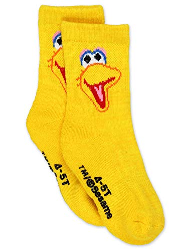 Sesame Street Elmo Boy's Girl's Multi Pack Crew Socks with Grippers (Baby/Toddler)3