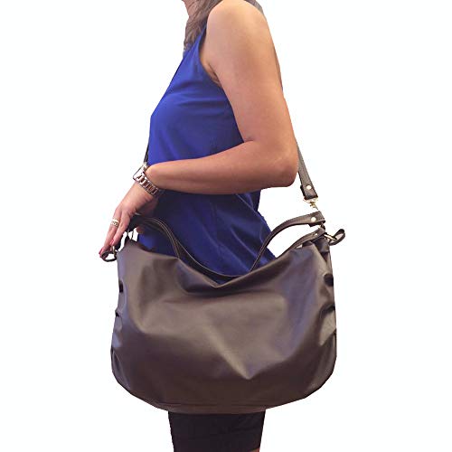 Bolsa Feminina Grande Couro Sintético Transversal promoção
