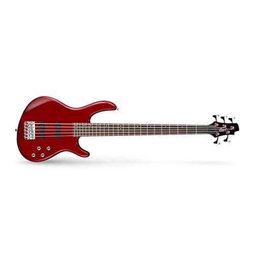 Cortコルト Action ベース レッド Cort ACTIONBASSVTR Action Bass V Plus Electric Bass Guitar, Red