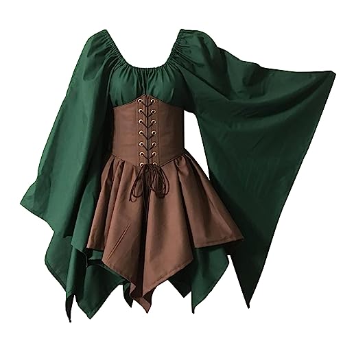 Robe de chemise gothique et corset pour vos soirées cosplay et fêtes d'Halloween