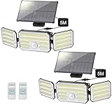 Giliwosy Lampe Solaire Extérieur avec Détecteur de Mouvement, Lumière Solaire...