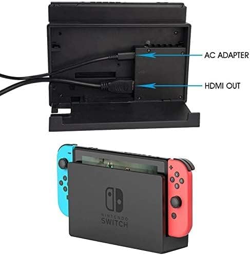 Switch Charger - Fast Charger AC Adapter for Nintendo Switch Dock/Switch and Pro Controller with Type C Charging kit (Support TV Mode)