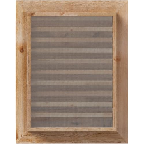 Grille d'aération verticale pignon de toit et façade GVWVE18X2401SFUWR