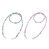 【Durables y de larga duración】 Gafas deportivas de seguridad, gafas de sol, soporte para anteojos, cordón para el cuello, correa de retención con cordón de poliéster trenzado, cómodo al tacto y duradero, duradero y moderno.