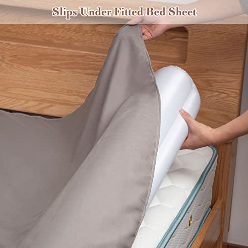 [2-Pack] Rewondah Travel Bed Rails For Toddlers | Inflatable Bed Rails, Blow Up Bed Bumpers For Kids | Toddler Bed Guard Rail For Full, Queen, King Size Beds | Portable Bed Rail For Home, Hotel Travel #TOP1