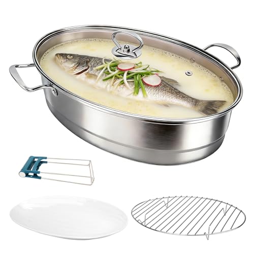 JBESUHI Oval Fish Steamer