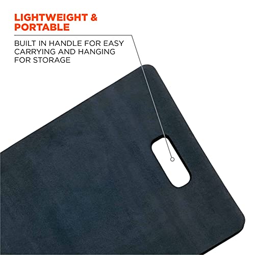 Image of Ergodyne ProFlex 380 Kneeling Pad, Foam Knee Cushion, Water Resistant Kneeling Mat, 14 inch x 21 inch x 1, Black