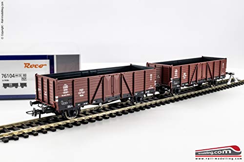 Preisvergleich Produktbild Roco 76104 2-TLG. Set: Offene Güterwagen, PKP