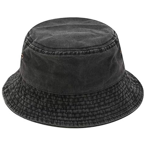 JFAN Sombrero de Cubo de Algodón Vintage para Hombre y Mujer Cover