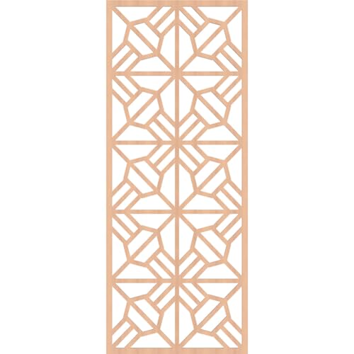 Image of Auburn Decorative Pierced Fretwork Wood Wall Panels, 31 3 /8 inchW x 79 3 /8 inchH x 3 /8 inchT, Alder