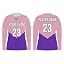 Light Pink - Vivid Purple