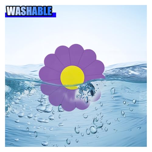 2PCS Portavasos para Auto en Silicona Forma Flor Morado miniatura 6