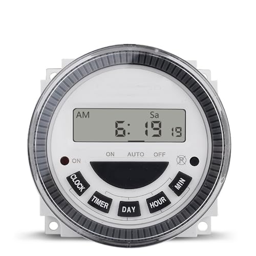 Minuterie programmable TM619 24V avec commutateur de temps digital LCD - 4