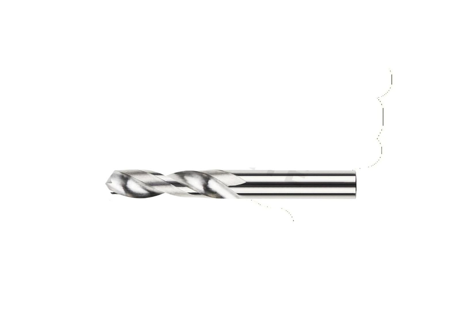 1PCS Punte da trapano in metallo duro Punte in metallo duro Punta elicoidale in acciaio al tungsteno for la lavorazione dei metalli Utensili di perforazione for tornio CNC 1.0-10.0mm(9.8mm)