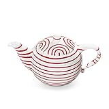 GMUNDNER KERAMIK 5L Füllmenge : 1.5 Liter Rotgeflammt Geschirr, handgemacht in Österreich