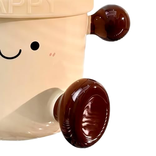 Taza de café cerámica resistente a altas temperaturas para té y capuchino 8