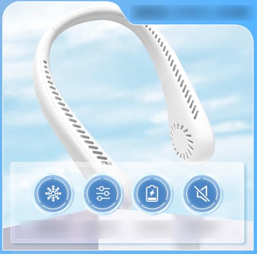 Ventilateur USB rechargeable de cou silencieux et mini réfrigération sport