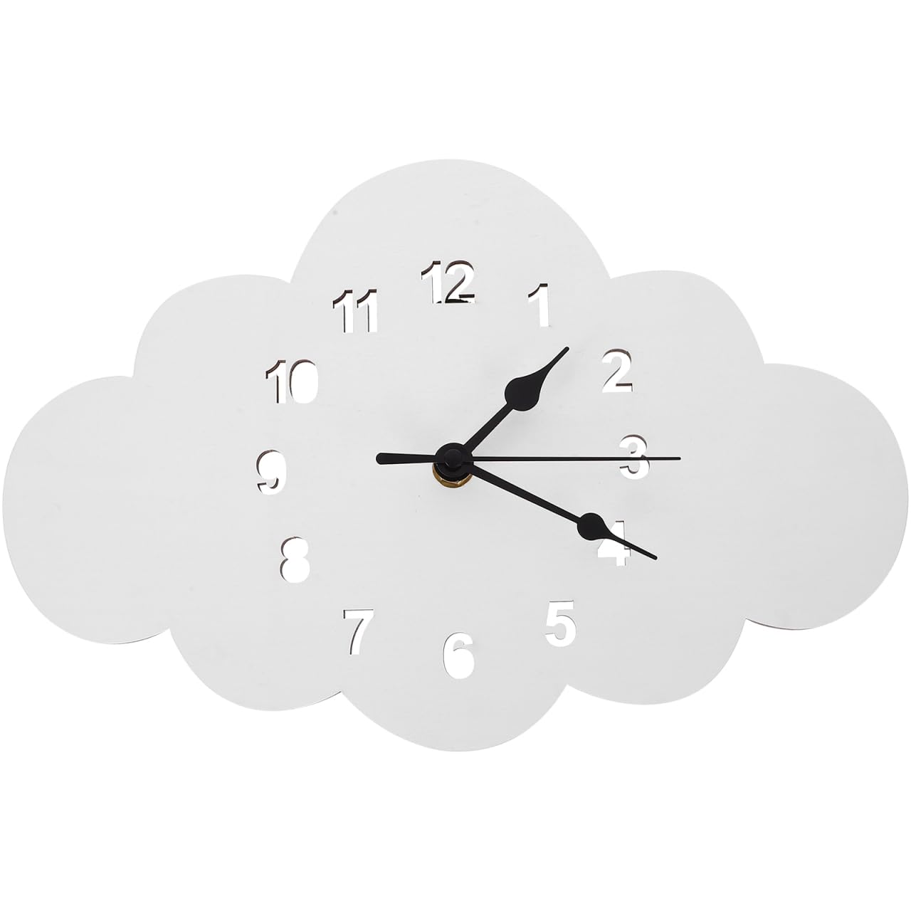 Horloge de chambre à coucher silencieuse nuage pour des nuits relaxantes