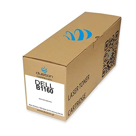 duston B1160, 593-11108 Schwarz Toner kompatibel zu Dell B1160 B1160W B1165