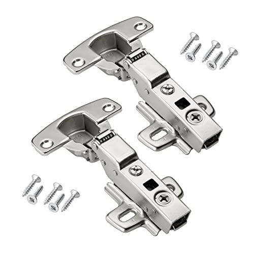 SOTECH 2 piezas Hettich Sensys 8645i TH 52 Bisagra de tope central incl. tornillos M4 x 20mm Ángulo de apertura medio saliente 110° Cierre suave