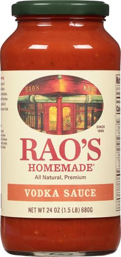 Image of Rao's Homemade Vodka Sauce, 24 oz, Tomato Sauce, All Purpose, Keto Friendly Pasta Sauce, Premium Quality Tomatoes from Italy & Vodka (Pack of 2)