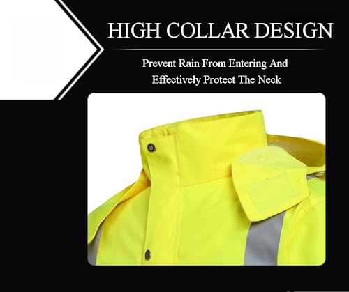 Poncho impermeable para ciclismo Wcxixo con cintas reflectivas miniatura 6