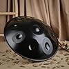 Professal 22-Inch Handpan Drum in D Minor, 10 Notes (432Hz) Steel Drum for Mtat & Music Therapy, Silver Color, Perfect for Musicians and Relaxat. #2