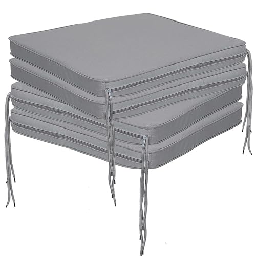Brillars Waterproof Cushion Outdoor Seating Non-Slip Garden Patio Chair Indoor Furniture Seat Pads...