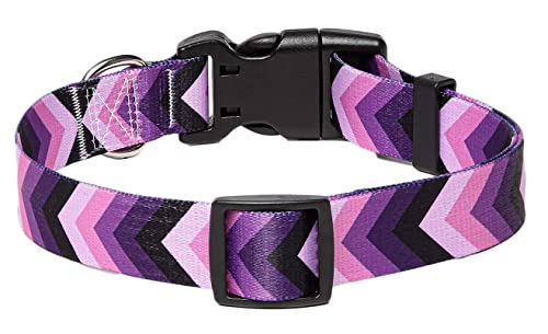 Mihqy Dog Collar with Bohemia Floral Tribal Geometric Patterns - Soft Ethnic Style Collar Adjustable for Small Medium Large Dogs(Purple Arrow,M) by Mihqy - Image 2