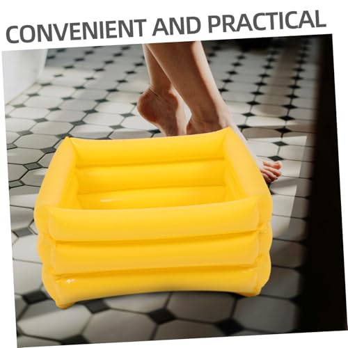 Tina Inflable para Pies en PVC Plegable para Viaje miniatura 5