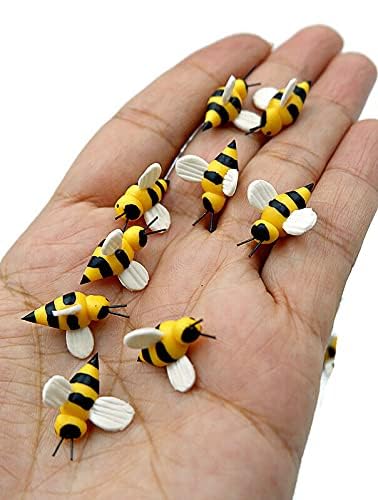 Amazon.co.jp: 12個セット ミニチュア ミツバチ クラフト かわいい蜂