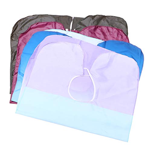 Amosfun 4 peças de corte de cabelo estilo vestido colorido acessório infantil capas aleatórias para
