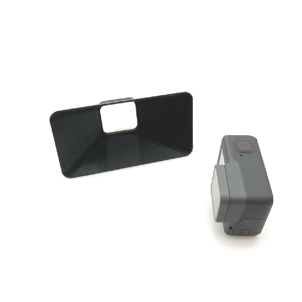 NATEFEMIN Durable 3D Printing Lens Hood Sun Shade Lens Cover Black Camera Big Small Sunshade Cover for Gopro Hero (5 6 7) Accessory Part