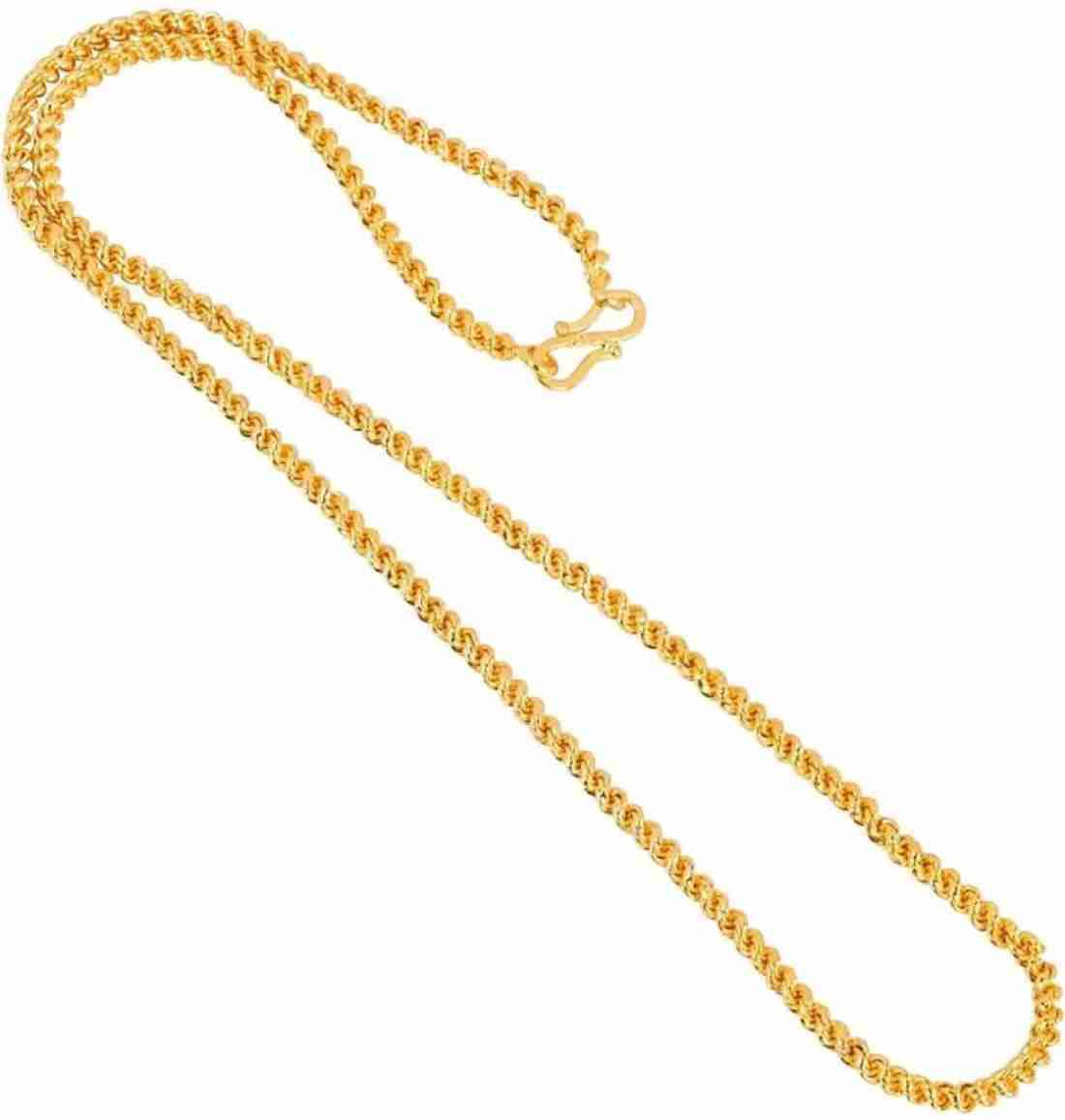 ELEGANTDREAM 30 Inch Long One gram Gold Polish Rope Chain Design (100% Gold Finish Long Lasting Polish Unbreakable) Chain For Women (B0C34ZD6FH) Amazon Price History, Amazon Price Tracker