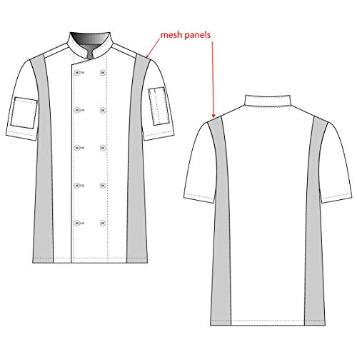 Image of Chef Code Cool Breeze Side Vent Chef Coat