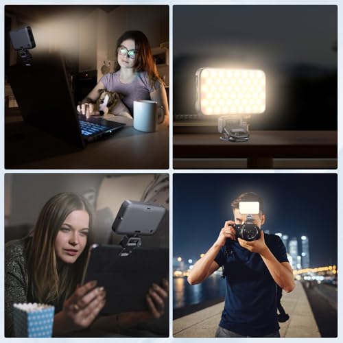 Gahenwo 173cm ライト付き スマホ 三脚 2000mAh ビデオライト 自撮り棒 スマホスタンド じどり棒 ビデオキット 長い セルカ棒 遠隔リモコン付き 150cm以上 軽量 iPhone＆Androidに対応