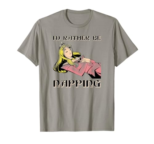 T-shirt Aurore Disney Sleeping Beauty en coton pour femme casual