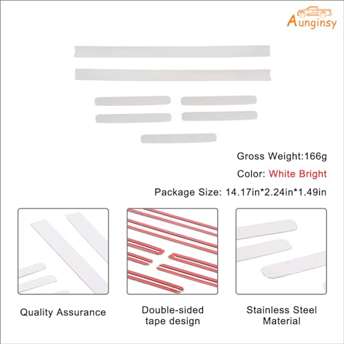 Image of 7Pcs Car Front Bumper Grille Covers Compatible with Ford Maverick 2022 Front Grille Mesh Inserts Trim Cover Front Grill Mesh Inserts Clip-in Grille Guard Car Air Inlet Vent Grille Cover Accessories