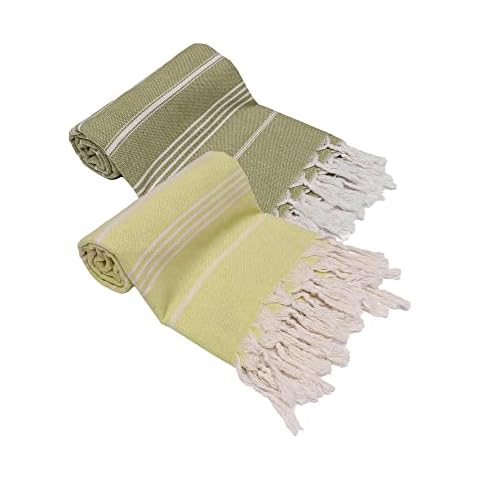 Organic Cotton Turkish Beach Towels 2 Pack Cover