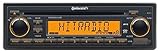 Radio / CD / USB / MP3 / WMA; Orange Hintergrundbeleuchtung; Weltweiter Tuner FM / MW / LW; FM RDS Tuner / AF / TA / EON / PTY; Elektronischer Erschütterungsschutz (ESP); Logic ON / OFF; Rückseitiger AUX-Eingang; Telefonstummschaltung; Lautstärke / Klangregelung (Jazz, Classic, Rock, Pop); Permanente Speicherung der Einstellungen (Backup Memory); RDS Uhr; Antennenanschluss; Max. Musikleistung: 4 x 15 W; Maße (B x H x T) in mm: 188 x 58.5 x 161; 24 Volt