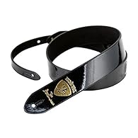 Features: loose Joe Bonamassa Guitar design, adjustable strap. Length: 132-156 cm. Material: High Quality Leather Nail Polish. Colour: Black Width: 5 cm.