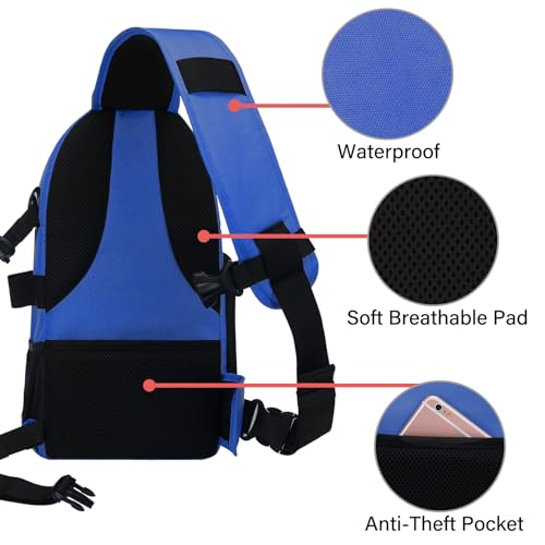 Bolso Mosiso para cámaras DSLR y Mirrorless azul real miniatura 4