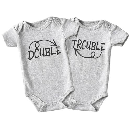 Double Trouble Newborn Twins Outfits Boy And Girl Baby Items outfits matching