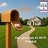 InstaView Wireless Mailbox Alert System with Sensors and Receiver, Mailbox Alarm with Phone app, 1K ft Long-range Mail Delivery Notification Device