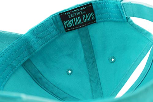 Image of Classic Plain Ponytail Messy High Bun Headwear Adjustable Cotton Trucker Mesh Glitter Hat Baseball Cap