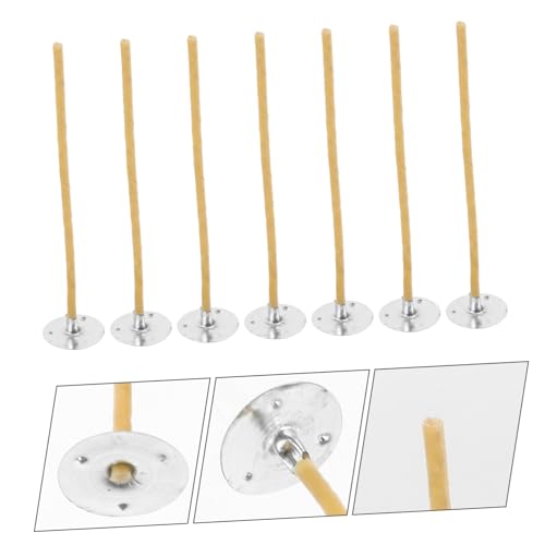 100 mechas para vela fibra natural con cera de abejas miniatura 5