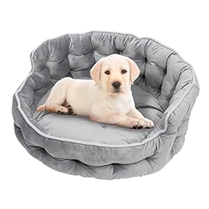 Round Dog Beds Deluxe Velvet