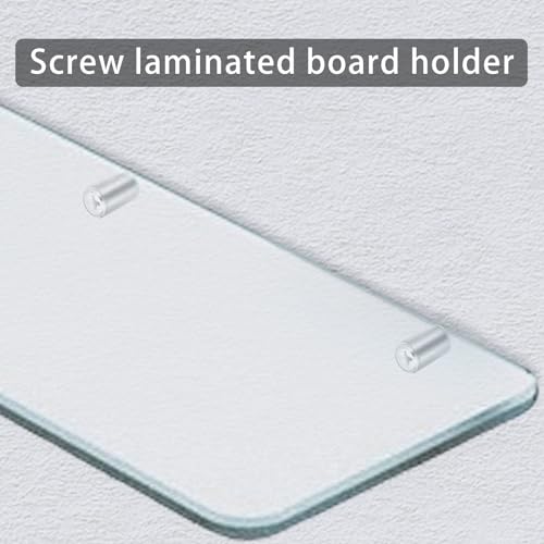 70 STK Regalbodenträger, Ø7.5mm Einlegeboden Halter, Selbstschneidende Schrauben Regalböden Regalbodenhalter für Einlegeböden mit Anti Rutsch Abdeckung für Schrank Bücherregal Kleiderschrank Möbel